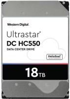 Жесткий диск WD SATA-III 18Tb 0F38459 WUH721818ALE6L4 Ultrastar DC HC550 (7200rpm) 512Mb 3.5"