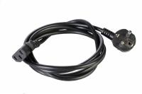 Шнур питания Rem R-10-Cord-C13-S-1.8 C13-Schuko проводник.:3x1мм2 1.8м 220В 10А (упак.:1шт) черный