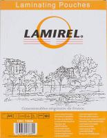 Пленка для ламинирования Fellowes 75мкм A4 (100шт) глянцевая 216x303мм Lamirel (LA-78656)