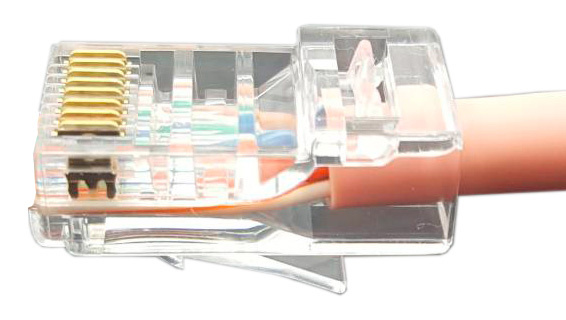 Коннектор Hyperline (PLEZ-8P8C-U-C6-100) UTP кат.6 RJ45 прозрачный (упак.:100шт)