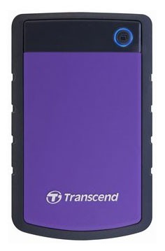 Жесткий диск Transcend USB 3.0 1Tb TS1TSJ25H3P StoreJet 25H3P (5400rpm) 2.5" фиолетовый