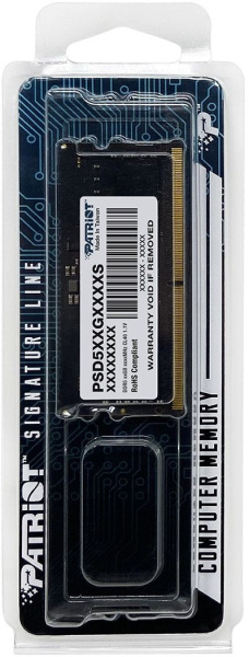 Память DDR5 32Gb 4800MHz Patriot PSD532G48002S RTL PC5-38400 CL40 SO-DIMM 260-pin 1.1В dual rank