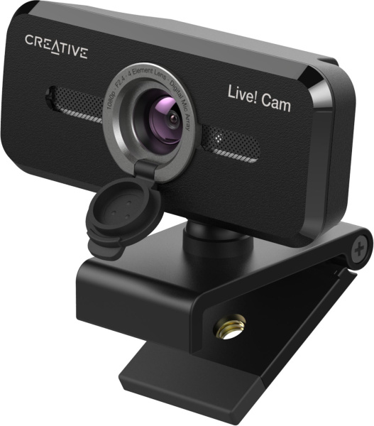 Камера Web Creative Live! Cam SYNC 1080P V2 черный 2Mpix (1920x1080) USB2.0 с микрофоном (73VF088000000)