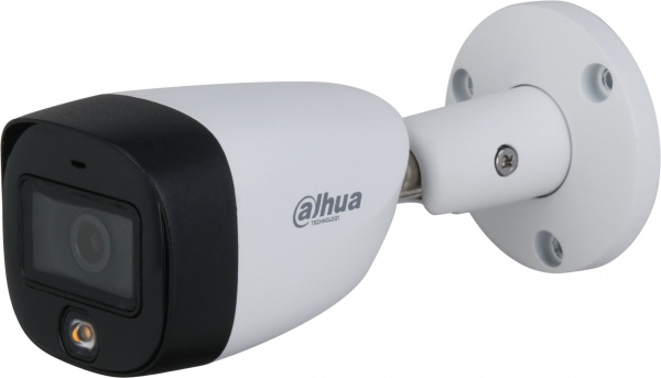 Камера видеонаблюдения аналоговая Dahua DH-HAC-HFW1500CMP-IL-A-0280B-S2 2.8-2.8мм HD-CVI HD-TVI цв. корп.:белый (DH-HAC-HFW1500CMP-IL-A-0280BS2)
