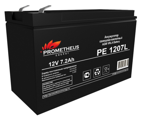 Батарея для ИБП Prometheus Energy PE 12072L 12В 7.2Ач