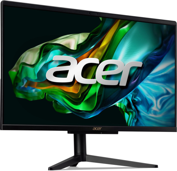Моноблок Acer Aspire C22-1610 21.5" Full HD N200 (0.8) 8Gb SSD256Gb UHDG CR noOS WiFi BT 65W клавиатура мышь Cam черный 1920x1080