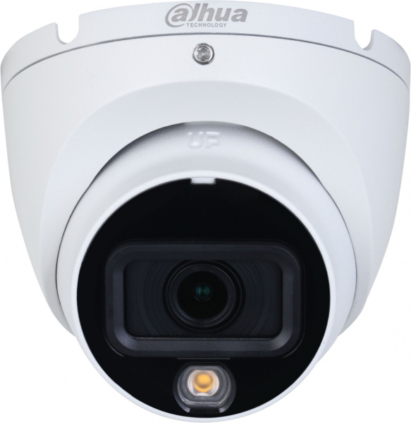 Камера видеонаблюдения аналоговая Dahua DH-HAC-HDW1200TLMP-IL-A-0280B-S6 2.8-2.8мм HD-CVI HD-TVI цв. корп.:белый (DH-HAC-HDW1200TLMP-IL-A-0280B)