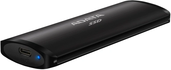 Накопитель SSD A-Data USB-C 1Tb ASE760-1TU32G2-CBK SE760 1.8" черный