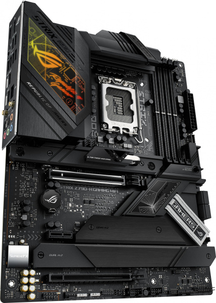 Материнская плата Asus ROG STRIX Z790-H GAMING WIFI Soc-1700 Intel Z790 4xDDR5 ATX AC`97 8ch(7.1) 2.5Gg RAID+HDMI+DP