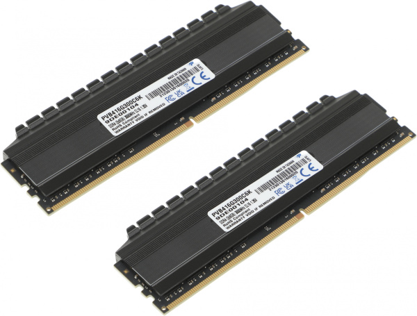 Память DDR4 2x8Gb 3000MHz Patriot PVB416G300C6K Viper 4 Blackout RTL PC4-24000 CL16 DIMM 288-pin 1.35В dual rank