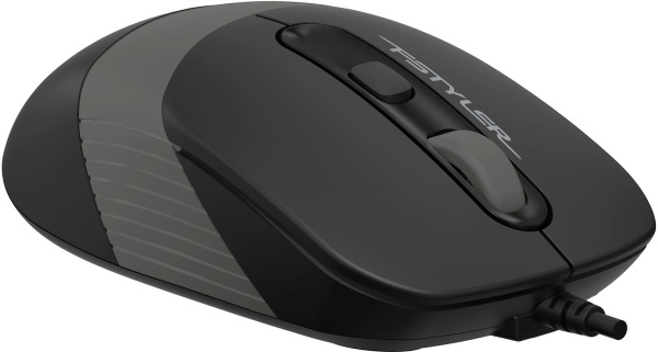 Мышь A4Tech Fstyler FM10ST серый оптическая (1600dpi) silent USB для ноутбука (4but)