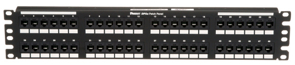 Патч-панель Panduit DP485E88TGY 19" 2U 48xRJ45 кат.5e