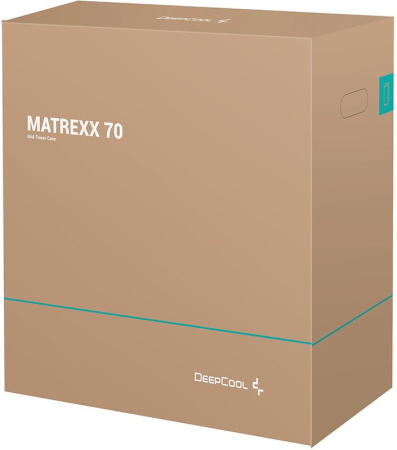 Корпус Deepcool MATREXX 70 ADD-RGB 3F черный без БП ATX 4x120mm 1xUSB2.0 2xUSB3.0 audio bott PSU