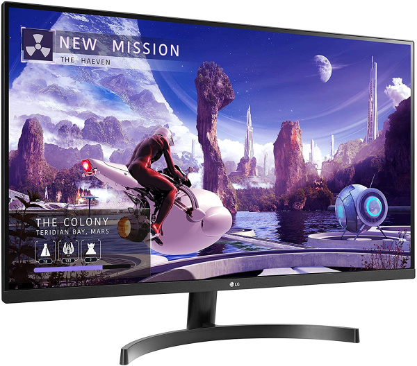 Монитор LG 27" 27QN600-B черный IPS LED 5ms 16:9 HDMI матовая 1000:1 350cd 178гр/178гр 2560x1440 DP 2K