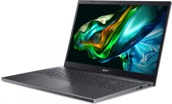 Ноутбук Acer Aspire 5 A515-58P Core i7 1355U 16Gb SSD512Gb Intel Iris Xe graphics 15.6" IPS FHD (1920x1080) noOS grey WiFi BT Cam (NX.KHJER.00B)