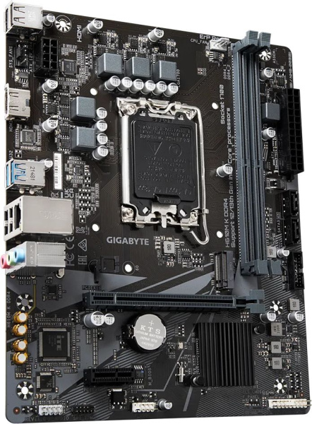 Материнская плата Gigabyte H610M K DDR4 Soc-1700 Intel H610 2xDDR4 mATX AC`97 8ch(7.1) GbLAN+VGA+HDMI