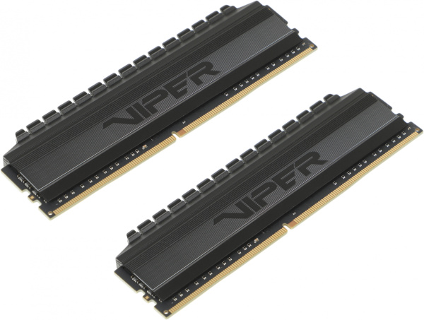 Память DDR4 2x8Gb 3000MHz Patriot PVB416G300C6K Viper 4 Blackout RTL PC4-24000 CL16 DIMM 288-pin 1.35В dual rank