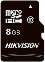 Флеш карта microSDHC 8GB Hikvision HS-TF-C1(STD)/8G/Adapter C1 + adapter