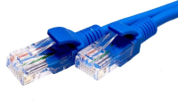 Патч-корд Suprlan 10-0149 UTP RJ-45 вил.-вилка RJ-45 кат.5E 3м синий LSZH 0.483AWG