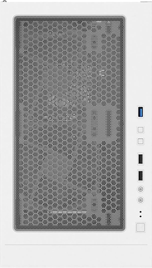 Корпус Montech X3 Glass белый без БП ATX 3x140mm 2xUSB2.0 1xUSB3.0 audio bott PSU