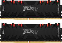 Память DDR4 2x8GB 4600МГц Kingston KF446C19RBAK2/16 Fury Renegade RGB RTL Gaming PC4-36800 CL19 DIMM 288-pin 1.5В kit dual rank с радиатором Ret