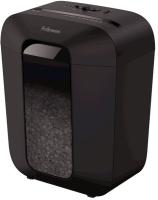 Шредер Fellowes PowerShred LX41 черный (секр.P-4) перекрестный 8лист. 17лтр. скрепки скобы пл.карты