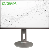 Монитор Digma 27" Progress 27P705Q черный IPS LED 5ms 16:9 HDMI M/M матовая HAS 300cd 178гр/178гр 2560x1440 75Hz FreeSync DP 2K 6.1кг