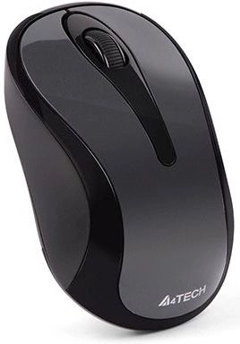 Мышь A4Tech G3-280NS серый/черный оптическая 1200dpi silent беспров. USB для ноутбука 2but