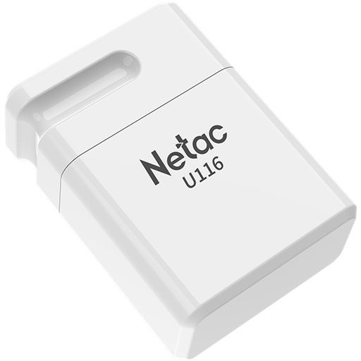 Флеш Диск Netac 16Gb U116 NT03U116N-016G-30WH USB3.0 белый