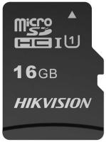 Флеш карта microSDHC 16GB Hikvision HS-TF-C1(STD)/16G/ZAZ01X00/OD w/o adapter