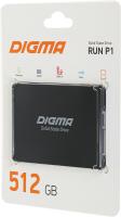 Накопитель SSD Digma SATA-III 512GB DGSR2512GP13T Run P1 2.5"