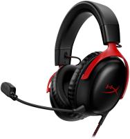 Наушники с микрофоном HyperX Cloud III черный/красный 1.2м мониторные оголовье (727A9AA)