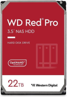 Жесткий диск WD SATA-III 22TB WD221KFGX NAS Red Pro (7200rpm) 512Mb 3.5"