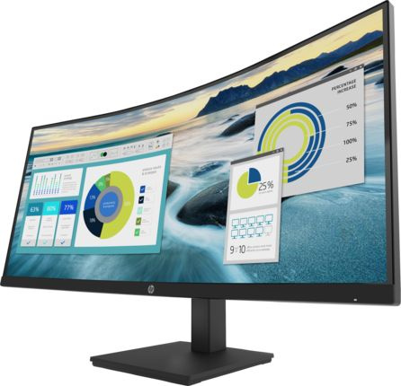 Монитор HP 34" P34hc G4 черный VA 21:9 HDMI матовая HAS 250cd 178гр/178гр 3440x1440 100Hz DP 2K USB 10.51кг