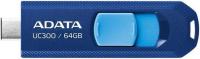 Флеш Диск A-Data 64GB Type-C UC300 ACHO-UC300-64G-RNB/BU USB3.2 синий/голубой