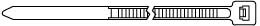 Стяжка эластомерная Hyperline GT-100MC 100x2.5мм (упак:100шт) полиамид белый
