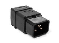 Вилка Lanmaster LAN-IEC-320-C20 IEC 60320 C20 16A 250V black