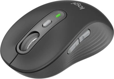 Мышь Logitech M750 графитовый оптическая (4000dpi) беспроводная BT/Radio USB (5but)