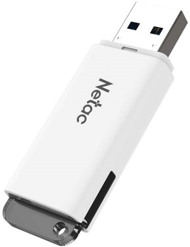 Флеш Диск Netac 32Gb U185 NT03U185N-032G-20WH USB2.0 белый