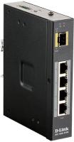 Коммутатор D-Link DIS-100G-5PSW/A1A 4x1Гбит/с 1SFP 4PoE+ 120W неуправляемый