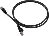 Патч-корд Lanmaster LAN-PC45/U6-2.0-BK UTP вилка RJ-45-вилка RJ-45 кат.6 2м чёрный LSZH (уп.:1шт)