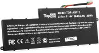 Батарея для ноутбука TopON TOP-AS112 11.4V 2640mAh литиево-ионная Acer Aspire V5-122P, V5-132, V5-132P, E3-112 (103184)