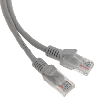 Патч-корд Premier PP12-5M 1000Гбит/с UTP 4 пары cat.5E CCA molded 5м серый RJ-45 (m)-RJ-45 (m)