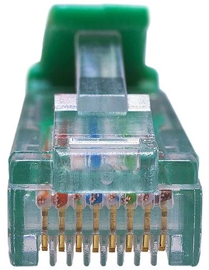 Патч-корд Suprlan 10-0159 UTP RJ-45 вил.-вилка RJ-45 кат.5E 3м зеленый LSZH 0.483AWG