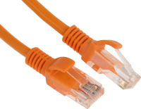 Патч-корд Premier PP12-0.5M/O 1000Гбит/с UTP 4 пары cat.5E CCA molded 0.5м оранжевый RJ-45 (m)-RJ-45 (m)