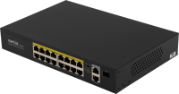 Коммутатор Netis P116GH (L2) 16x100Мбит/с 2x1Гбит/с 1SFP 16PoE 16PoE+ 240W неуправляемый