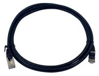 Патч-корд Buro BU-7-2M STP 4 пары cat.7 CCA molded 2м черный RJ-45 (m)-RJ-45 (m)