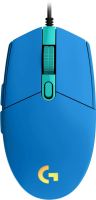 Мышь Logitech G203 синий оптическая (8000dpi) USB (5but)