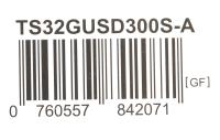 Флеш карта microSDHC 32GB Transcend TS32GUSD300S-A + adapter