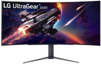 Монитор LG 44.5" (113.03см) UltraGear 45GR95QE-B черный IPS LED 0.03ms 21:9 HDMI матовая HAS Piv 1500000:1 200cd 178гр/178гр 3440x1440 240Hz DP WQ USB 7.3кг